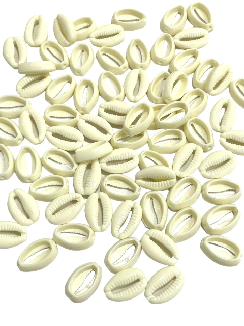 Entremeio búzio em acrílico marfim - 15g