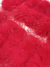 Pompom pelinho base reta bigode largo (Vermelho) - unidade