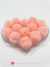 Pompom tule 2,5cm - 10 unidades - Casa das Laceiras