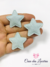 Imagem do Aplique estrela glitter fino 3 unidades