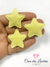 Aplique estrela glitter fino 3 unidades - comprar online