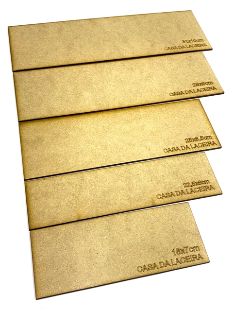 Kit MDF régua 5 peças