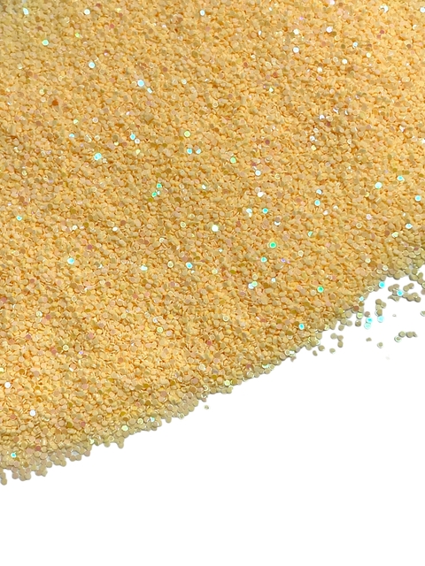 Lantejoula gliter creme 1mm- 15g