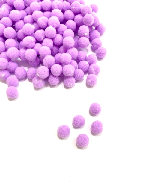 Pompom 10mm Lilás - 50 unidades