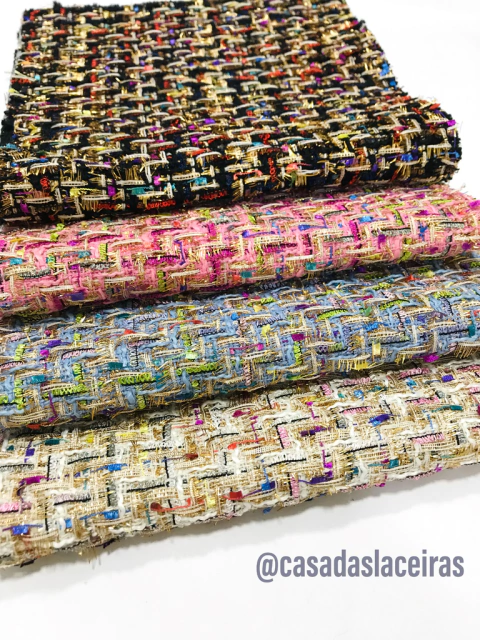 Lonitas desfiada colorido (Tweed)