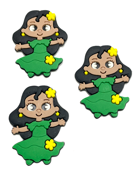 Aplique Isabela encanto Brasil 4,3cm emborrachado - 2 unidades