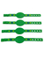 Aplique pulseira Brasil verde 17,5cm emborrachado - 2 unidades