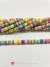Fio disquinho fimo colorido emborrachado - 6mm