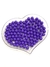 Pérolas leitosas 8mm Roxo - 20g