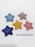 Aplique Estrela flocado almofada