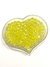 Pérola sextavada 8mm Amarelo - 20g