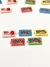 Pingente M&M retangular resina - 2 unidades