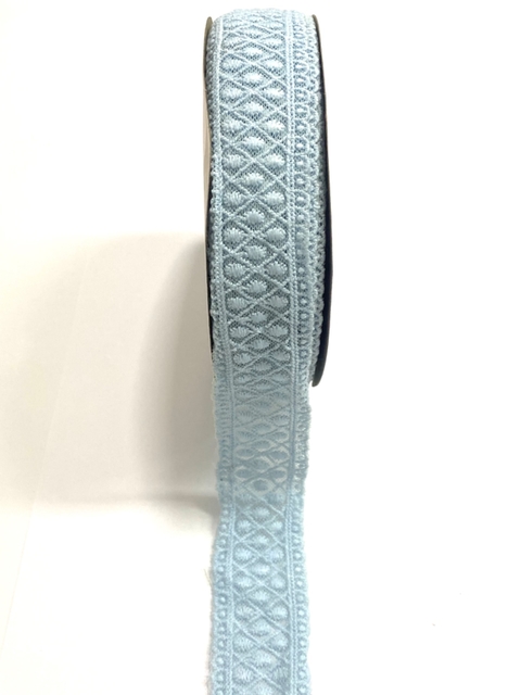 Fita de renda princess 38mm (Azul Claro) - 1 metro