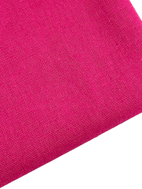 Tecido de linho pink 25x45cm - 1 unidade