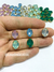 Pedra oval acrílico 7x15mm 10 unidades - comprar online