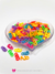 Pingente números cores vivas - 20g