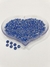 Miçanga pitanga irisada 3x6mm - 20g