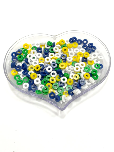 Miçanga disquinho p cores Brasil 6mm - 20g
