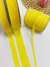 Fita veludo importada Amarelo - 1 metro