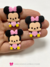 Aplique Minnie bebê emborrachada 2 unidades