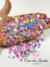Lantejoulas flocos de neve cores vivas 10g