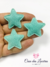 Aplique estrela glitter fino 3 unidades - loja online
