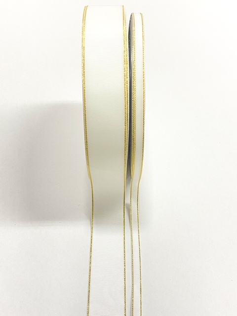 Kit Fita yama branca 029 com borda dourada - 4 metros