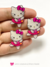 Aplique Hello Kitty bailarina acrílico 2 unidades