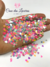 Lantejoulas coração G candy color 10g