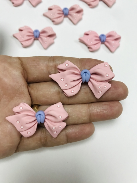 Laço resina rosa bb pacote com 2 unidades - comprar online