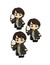 Aplique Harry Potter 50x28mm emborrachado - 2 unidades