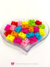 Miçanga love cores vivas 14mm 20g