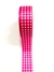 FIta xadrez gorgurão pink 38mm - 2 metros
