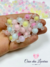 Miçanga balinha transparente fosca cores candy 10 unidades - comprar online