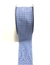 Fita gorgurão importada xadrez P Azul Bebê 38mm - 2 metros