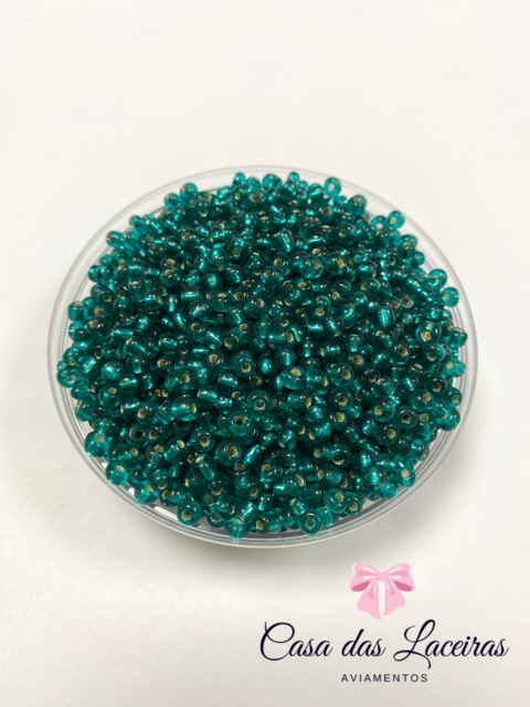 Miçanga tradicional vidro ( miçangão ) 20g