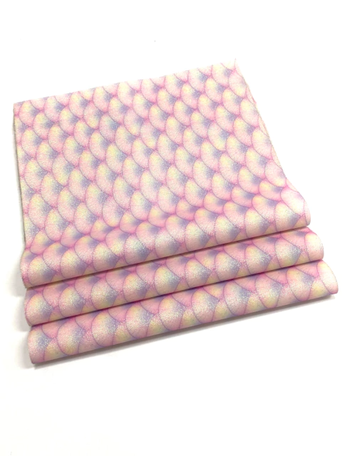 Lonita gliter fino estampa sereismo escamada candy color