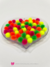 Pompom tule pp tons neon - 10g
