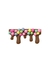 Aplique cobertura chocolate com flocos coloridos biscuit - 1 unidade