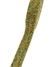Manta strass bordada verde água/dourado 45cmx3cm - 1 unidade