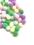 Kit pompom 10mm cores candy - 50 unidades