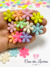 Miçanga flor colorida 22mm 20g