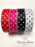 Fita estampada poá importada 38mm - 3 metros - comprar online