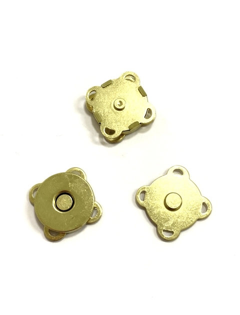 Botão de pressão 18mm dourado - 2 unidades