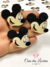 Aplique Mickey acrílico 2 unidades