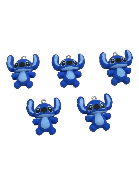 Pingente Stitch Resina 30mm - 2 Unidades
