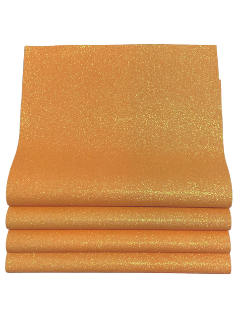 Lonita gliter fino laranja 25x46cm - 1 unidade