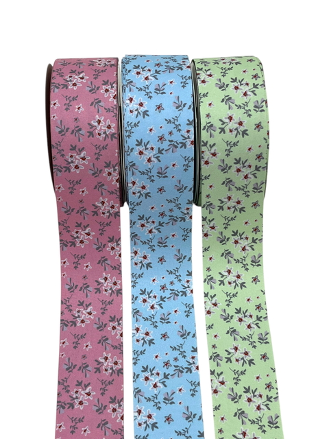 Fita Estampada Floral 3 - 38mm - 1 Metros - comprar online