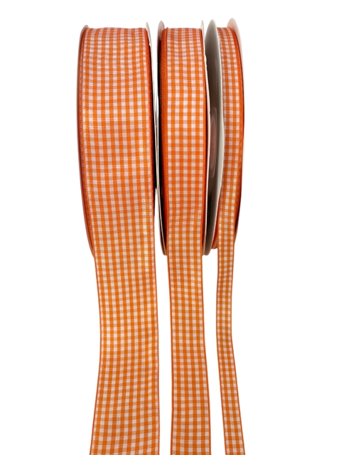 Fita Yama Xadrez Laranja Neon - 5 Metros - comprar online