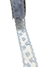 Fita de renda bordado lacinho azul bebê 38mm - 1 metro